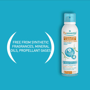 Puressentiel Muscles and Joints Cryo Pure Spray - Natural Menthol and Essential Oils Soothe Muscle Stiffness - Long Lasting Cooling Sensation - 5 oz PuressentielBuy Supplements Australia