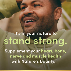 Nature's Bounty Calm Magnesium Glycinate Supplement - High Absorption Magnesium for Relaxed Mood, Heart & Bone Health, 90 Capsules Nature's BountyBuy Supplements Australia