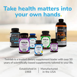 Twinlab Daily One Caps Without Iron - Nutritional Supplement with Zinc, B Vitamins, Magnesium, and More - 180 Capsules Twinlab