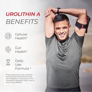 Neurogan Urolithin A PRO Capsules - 1000mg, 120 Ct - Advanced Cellular Health, Post Biotic Supplements - Ultra Micronized Urolithin A Supplement, Sourced from Pomegranate Extract Neurogan buy supplements Au