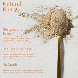 Aduna Organic Energy Superfood Blend | 100% Natural Stir-in Blend With 10+ Superfoods for Natural Energy, Focus & Reduced Tiredness | Vegan Powder for Yogurt, Juices, & Smoothies | 250g Aduna buy supplements Au