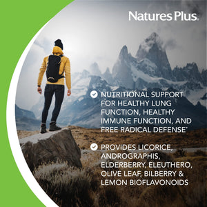 NaturesPlus AgeLoss Lung Support - 90 Capsules - Vegetarian, Gluten Free - 30 Servings NaturesPlus buy supplements Au