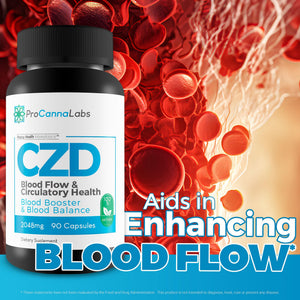 CDZ Supplement Vitamin C D and Zinc Plus Herbs - Our Best Vitamin C D Zinc Blood Booster for Blood Balance & Blood Flow - C Z D Blood Flow & Circulatory Health - Pro Canna Labs Gummies Capsules Happy Health Marketplace buy supplements Au