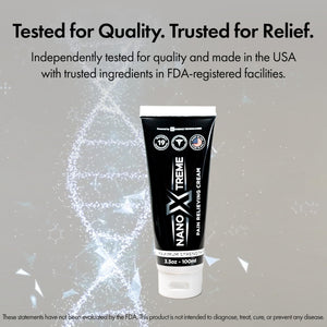 NANOXTREME Pain Relief Cream – Fast-Acting Topical for Muscle, Joint & Nerve Deep-Absorbing, Long-Lasting Formula with Natural Ingredients – Cooling Sensation – 3.3oz Tube – Made in USA NANOXTREMEBuy Supplements Australia
