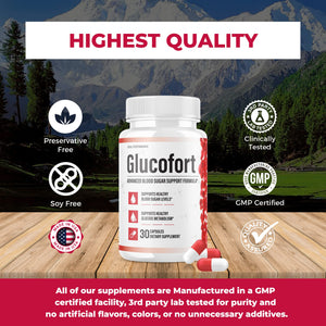 IDEAL PERFORMANCE (Official) Glucofort Supplement Support Formula (3 Pack) IDEAL PERFORMANCE buy supplements Au