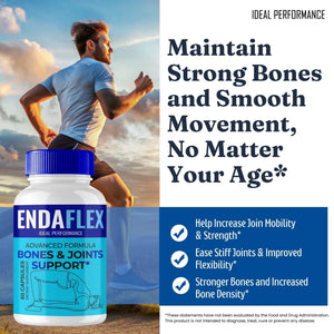 Endaflex Capsules, Advanced Joint Support Supplement Pills for Mobility and Comfort - Maximum Strength, Official Enda Flex Joint Support All Natural Formula, Premium Enda-Flex Reviews (2 Pack) IDEAL PERFORMANCEBuy Supplements Australia