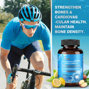 ASSR Triple Magnesium Complex – 300mg Magnesium Supplement with Glycinate, Malate & Citrate – Supports Relaxation, Muscle & Nerve Function – High Absorption, Vegan, Non-GMO, 120 Capsules ASSR buy supplements Au