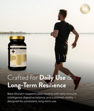 Manna Beta Glucan+ Capsules | 1000mg Beta Glucan Complex | Reishi Mushroom & Oats | Supplement for Immune Support, Heart Health, Cellular Renewal & Antioxidant Protection | 60 Count M Manna buy supplements Au