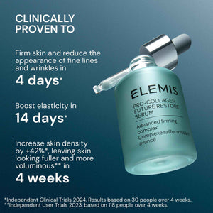 ELEMIS Pro-Collagen Future Restore Serum 30ml, Advanced Anti-Aging Serum To Firm, Restore & Smooth Skin