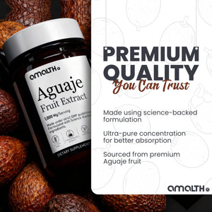 Amalth Aguaje Curves Capsule for Women 1000 mg- Extra Strength from Peru Natural Supplements- 120 Capsules Non- GMO Premium Quality Pills AMALTH buy supplements Au