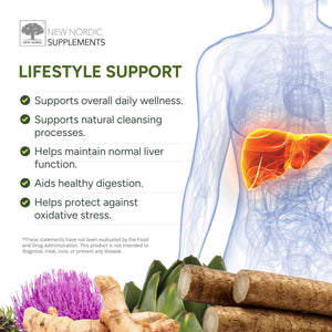 NEW NORDIC Active Liver Cleanse 30 Day Supply, Cleansing Support, 30 Tablets (Pack of 1)