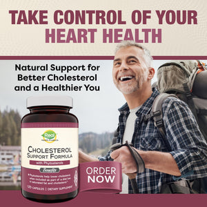 Advanced Cholesterol Health Complex with Plant Sterols. Cholesterol & Lipid Support Supplement for Healthy Heart & Cholesterol Levels for Men & Women. 120 Capsules RHP buy supplements Au