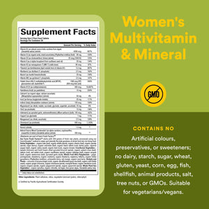 Whole Earth & Sea from Natural Factors, Women's Multivitamin & Mineral, Whole Food Supplement, Vegan, 60 tablets (30 servings) Natural Factors buy supplements Au