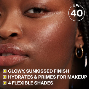 Supergoop! Glowscreen SPF 40, Sunrise (Champagne Glow) - 1.7 fl oz - Glowy Primer + Broad Spectrum Tinted Sunscreen - Helps Filter Blue Light - Hydration - Hyaluronic Acid & Vitamin B5 Supergoop!Buy Supplements Australia