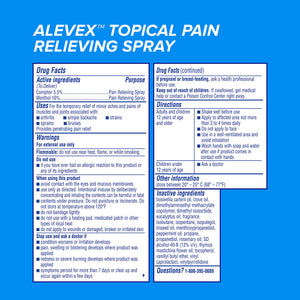 AleveX Pain Relieving Spray, Fast Acting & Fast Drying for Targeted Pain Relief, 3.2 oz Spray AleveBuy Supplements Australia