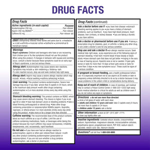 Puregen Labs Extra Strength Headache Caplets, Aspirin 250 mg (NSAID), Caffeine 65 mg, 150 Count P Puregen LabsBuy Supplements Australia