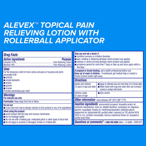 AleveX Topical Pain Relief Lotion with Rollerball Applicator - Long Lasting Arthritis and Muscle Pain Relief, 2.5 oz AleveBuy Supplements Australia