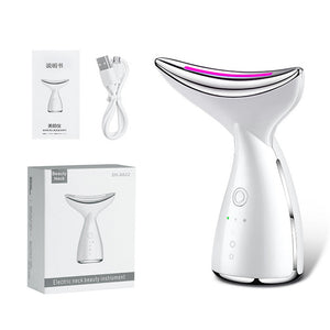 EMS microcurrent neck and face lifting device