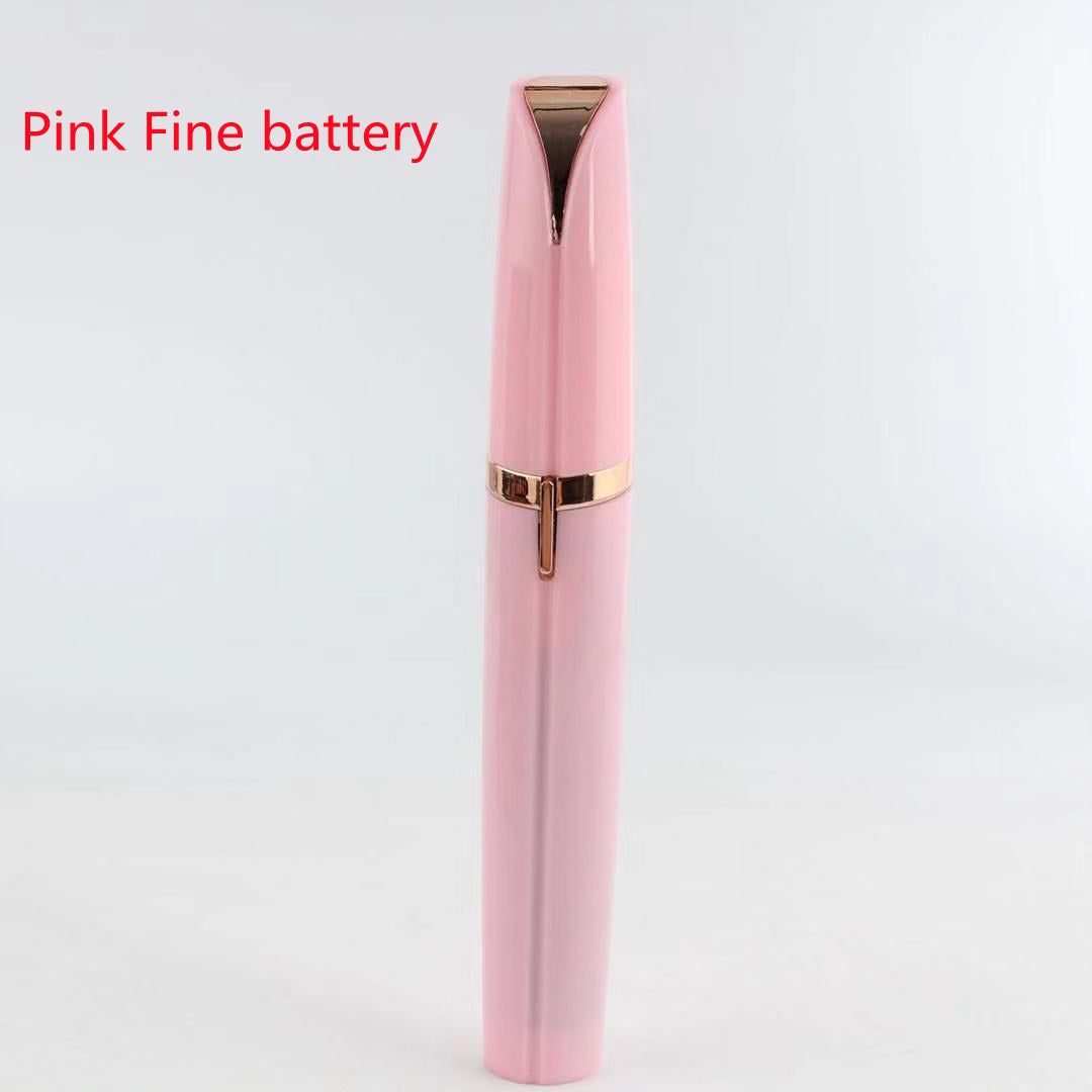Flawlessly Brows Electric Eyebrow Remover - Painless Precision Hair Trimmer with LED Light