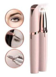 Flawlessly Brows Electric Eyebrow Remover - Painless Precision Hair Trimmer with LED Light