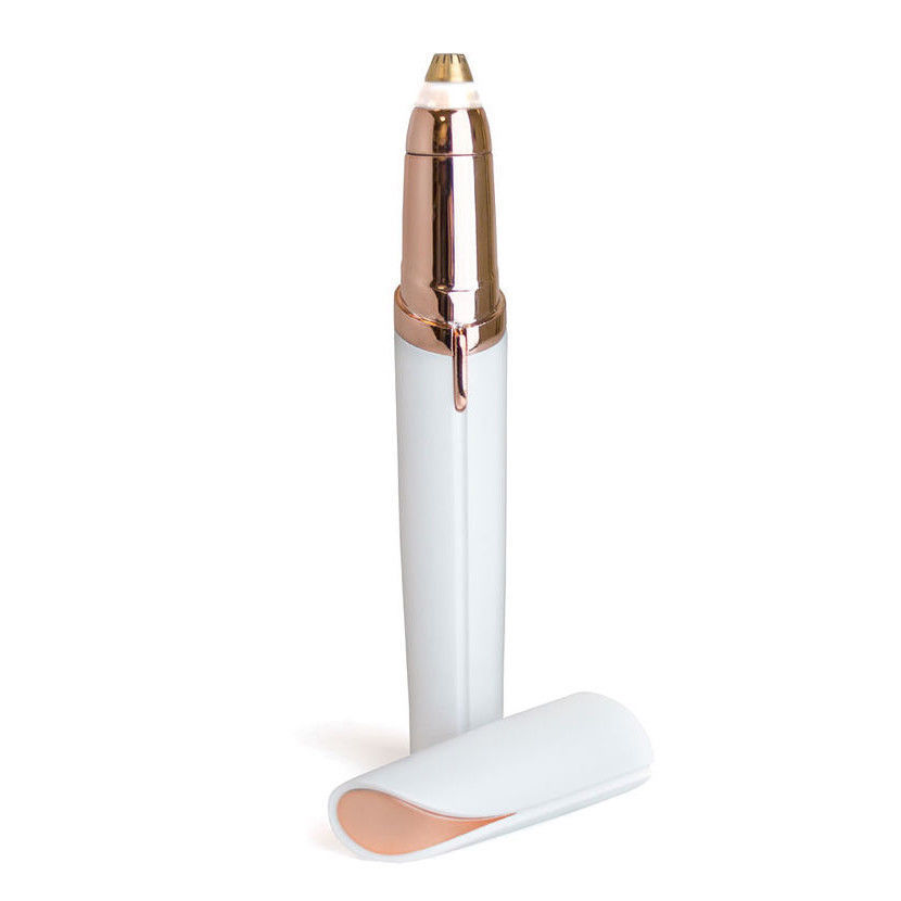 Flawlessly Brows Electric Eyebrow Remover - Painless Precision Hair Trimmer with LED Light