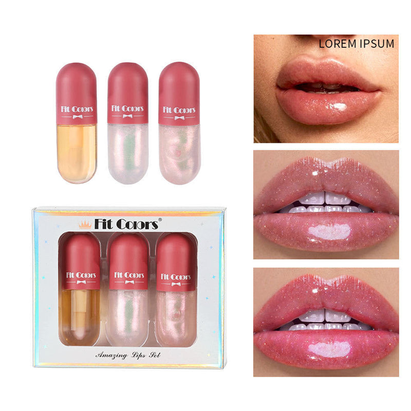 Day & Night Lip Plumper Oil - Instant Volume, Clear Gloss, Nourishing Repair 5.5ml
