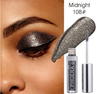 PHOERA Glitter & Glow Liquid Eyeshadow - Holographic Metallic Shine