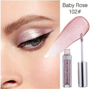 PHOERA Glitter & Glow Liquid Eyeshadow - Holographic Metallic Shine