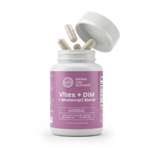 SIERRA LIFE SCIENCES Hormonal Balance Blend for Women – Vitex, DIM, Shatavari + Adaptogenic Support – Menstrual & Menopause Relief – Vegan, Clean-Label Formula – 4600mg – (Pack of 3) SIERRA LIFE SCIENCESBuy Supplements Australia