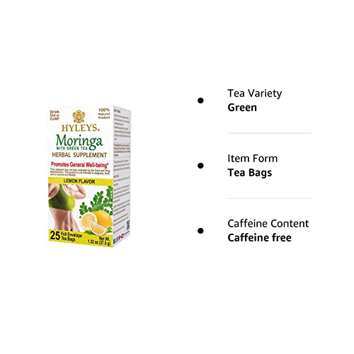 Hyleys Tea Moringa Oleifera with Lemon Flavor