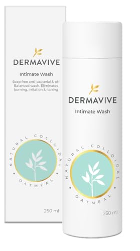 Dermavive Intimate Wash, Gentle Feminine Cleanser for Women, Soap-Free Feminine Hygiene Wash