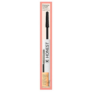 Honest Beauty 2-in-1 Extreme Length Clean Mascara + Lash Primer | Lengthening + Volumizing | Cruelty Free + Safe for Sensitive Eyes | Black, .27 fl oz Honest BeautyBuy Supplements Australia