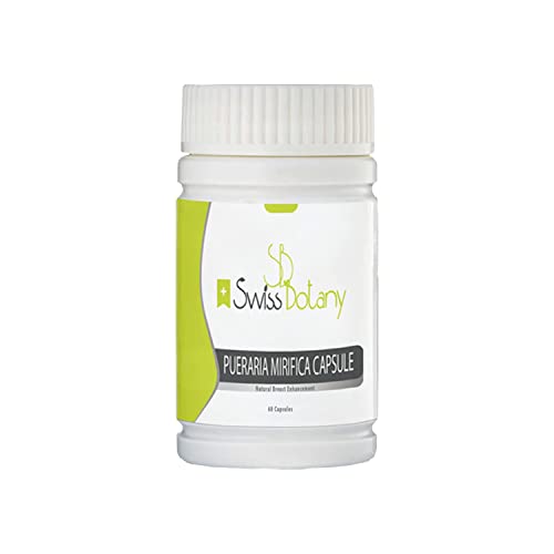 Swiss Botany Organic Pueraria Mirifica Breast Enhancement Pills for Women