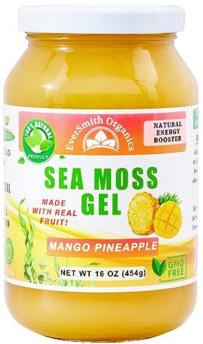 EverSmith Organics - Wildcrafted Irish Sea Moss Gel - Made in USA - Rich in Vitamins