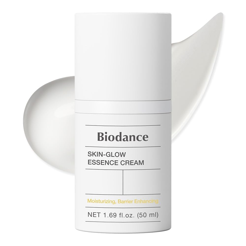 BIODANCE Skin-Glow Essence Cream, Moisturizing, Hydrating, Anti-Aging, Daily Facial Moisturizer with Hyaluronic Acid, Ceramide, Korean Skin Care - 1.69 fl.oz, 50ml