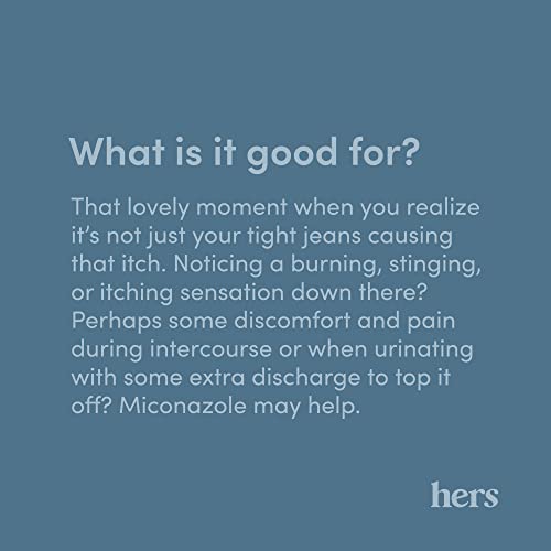 Hers Miconazole 3 Day Yeast Infection Treatment