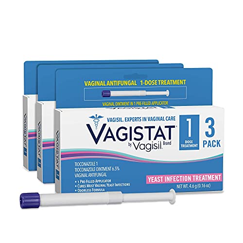 Vagistat 1 Day Single-Dose Yeast Infection Treatment for Women, Antifungal Ointment Helps Relieve
