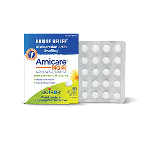 Boiron Arnicare Bruise for Relief of Pain or Swelling from Injuries, and Discoloration of Bruises - 60 Tablets