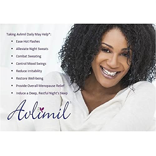 Avlimil Hormone Balance & Menopause - Relief from Mood Swings, Hot Flashes, Night Sweats & Irritability