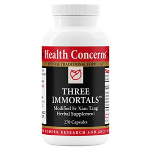 Health Concerns Three Immortals - Menopause Relief - Kidney & Heart Health Supplement - 270 Capsules