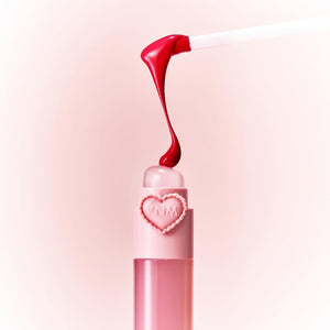 YNM Heart Jelling Tint, PEPPER JELLING, Silicone Lip Brush Included, K-Beauty, Non-Sticky, Moisturizing, Smudge-Proof, Korean Lip Tint, Long-Lasting, Vivid Color, 0.09 oz YNMBuy Supplements Australia