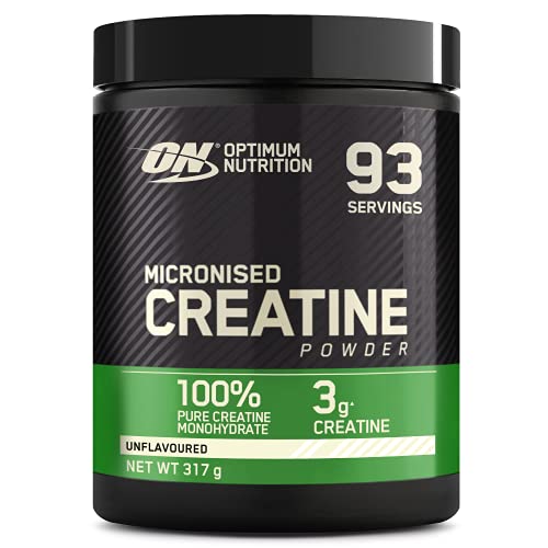 Optimum Nutrition Micronised Creatine Powder, 100% Pure Creatine Monohydrate Powder