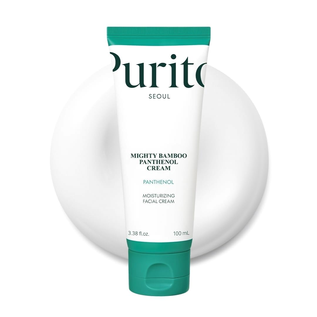 PURITO Panthenol 10% Barrier Cream - Face Moisturizer for Skin Barrier Repair - All skin types, sensitive and blemish-prone skin - Non-Comedogenic