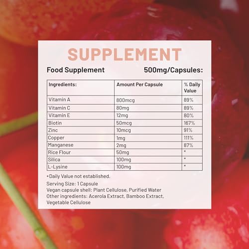 Vegan Collagen Supplement for Skin, Hair, Nails, Joints & Bones