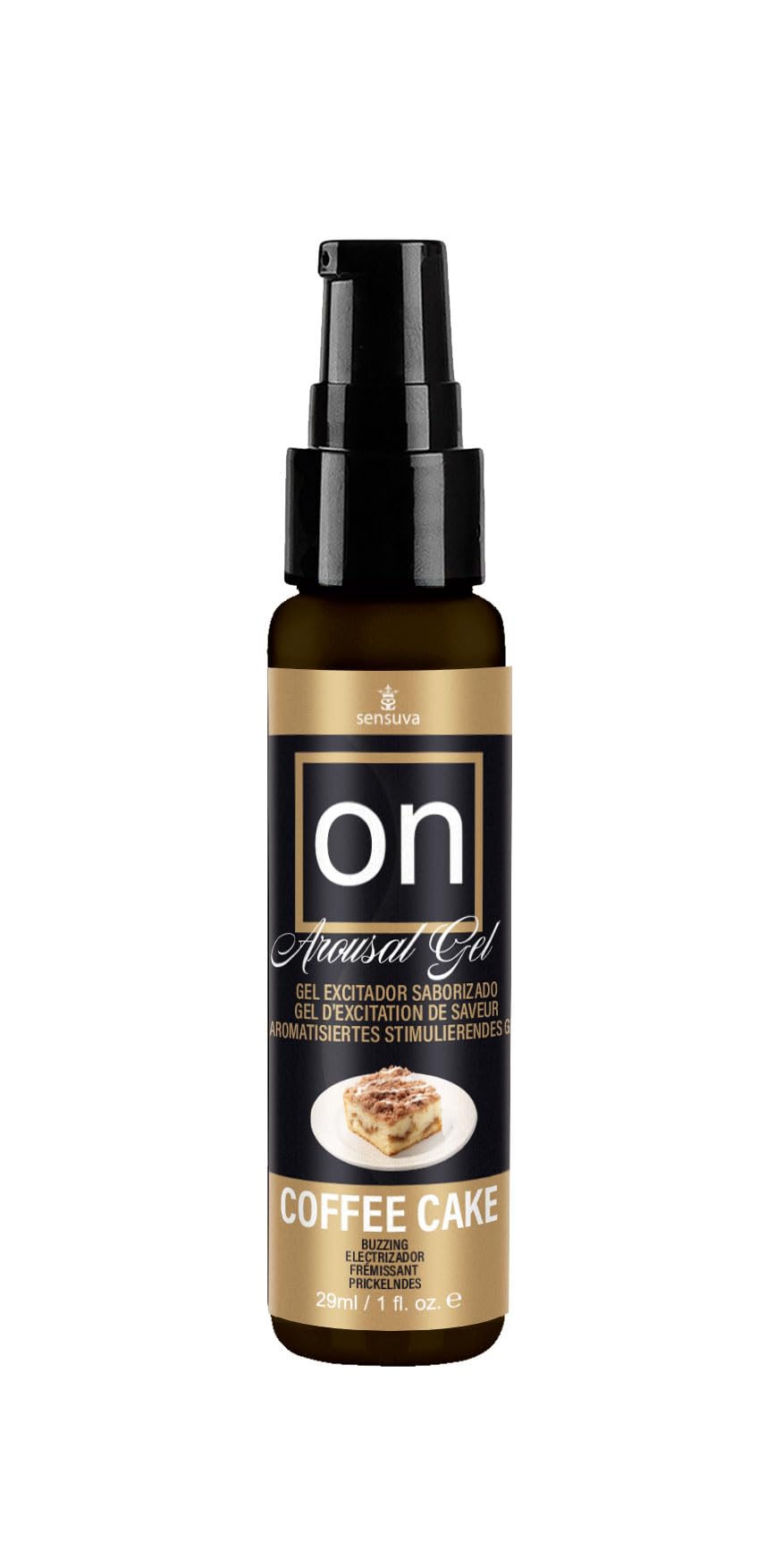 Sensuva On Arousal Gel Stimulating for Her, Cake Flavor, Female Stimulating, Sex Pleasure,Sensual Experience Booster, Enhancers, Excite Gel for Her