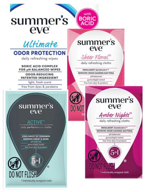 Women's intimate cleaning, feminine wash wipes + King Combo QR code