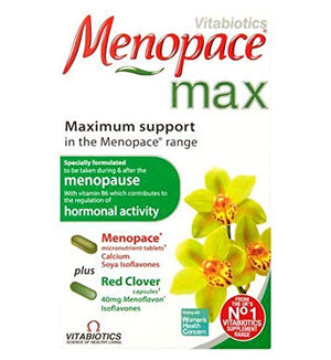 Vitabiotics Menopace Max - Dual Pack 84 Tablets/Capsules - 2 Pack