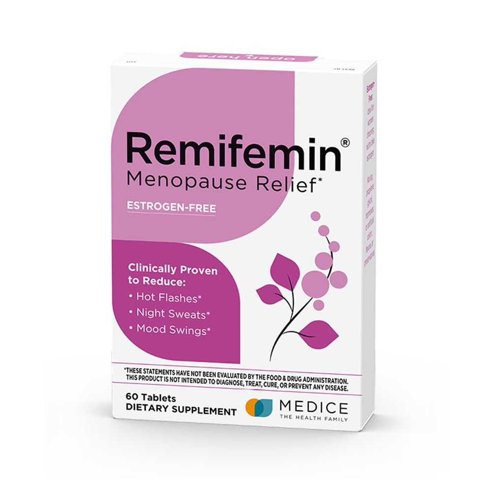 Remifemin - Menopause Symptoms Relief - Clinically Proven Ingredients - Menopause Supplements