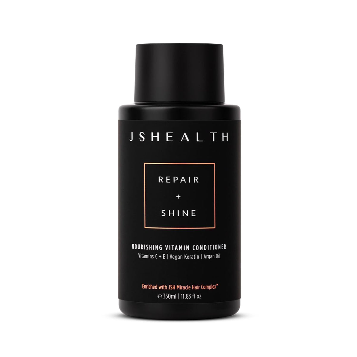 JSHealth Nourishing Conditioner - Vitamin-Enriched Deep Treatment for Dry, Colored Hair - With Keratin, Argan Oil, and Vitamins C & E - Sulfate-Free, Vegan, 350ml - Vegan Sulfate-Free Deep Conditioner for Dry, Color Treated Hair with Argan Oil, Vegan Kera
