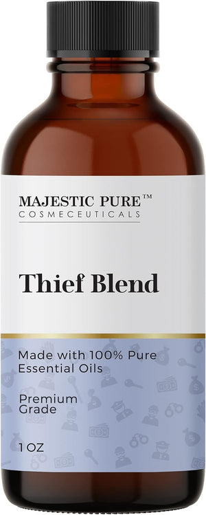 Majestic Pure Thieves Essential Oil Blend | 100% Pure Premium Oil for Uplifting Mood, DIY Products